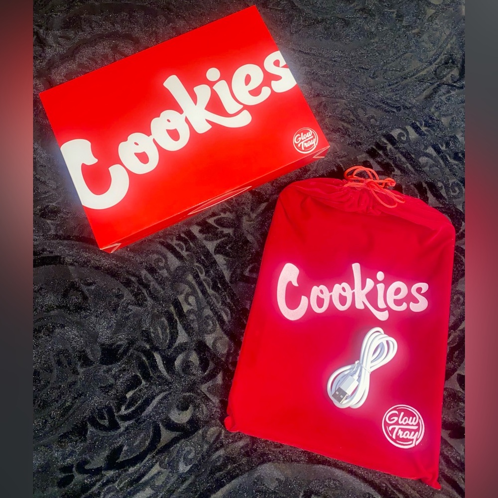 Cookies Rechargable LED Glow Tray - Red